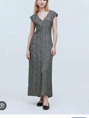 midi dress organza MissJophiel Corset Floral Print Organza Midi Dress with Puff Sleeves Floral Print / Above Knee / US2